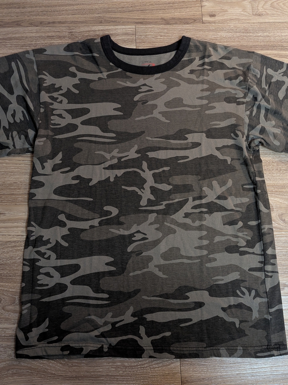 Rothco Vintage Black and Gray Camo Short Sleeve Tee XL